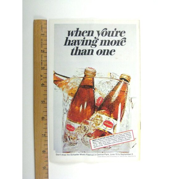 1972 Playgram The King And I Jones Beach Program Constance Towers John Cullum - Picture 6 of 6